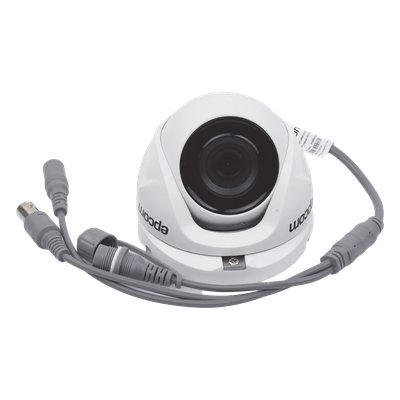 Turret TURBOHD 2 Megapixel (1080p) / METÁLICA / Gran Angular 103° / Lente 2.8 mm / IR EXIR 20 Mts / Exterior IP66 / TVI-AHD-CVI-CVBS / dWDR - Imagen 3