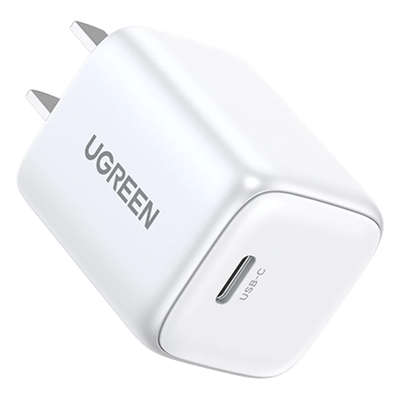 Cargador Mini de 30W serie Nexode | 1 USB-C de Carga Rápida | Tecnología GaN II | Power Delivery 3.0 | Quick Charge 4.0 | Carga Inteligente | Múltiple Protección  | Mayor Eficiencia Energética | Color Blanco.