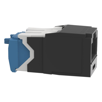 Conector Jack RJ45 Estilo TG, Mini-Com, Categoría 6A, de 8 Posiciones y 8 Cables, Color Negro - Imagen 5
