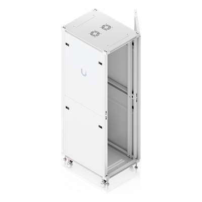 UACC Rack Cabinet 42U (600 × 800 mm) – Gabinete de Piso Totalmente Ensamblado con Ventiladores Integrados, Paneles Removibles, Ruedas con Seguro y Puerta Frontal de Vidrio Templado - Imagen 6