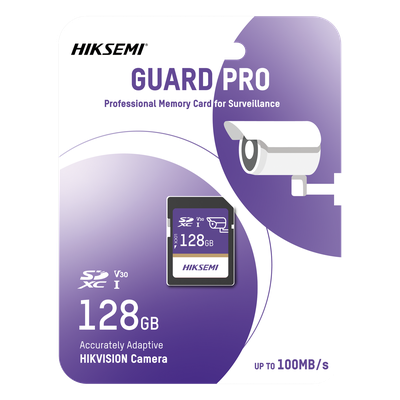 Tarjeta SD GuardPro P10 / 128 GB / 100 MB/s Lectura / 90 MB/s Escritura / Clase 10 U3 V30 / 3D TLC NAND / Especializada Para Videovigilancia 24/7 - Imagen 3
