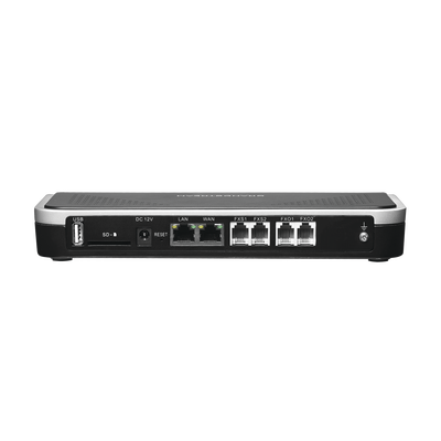 Conmutador IP-PBX de 2 puertos FXO + 2 FXS, 30 llamadas concurrentes, 500 usuarios y doble puerto Gigabit - Imagen 4