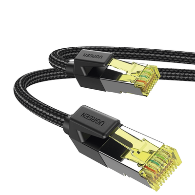 Cable Ethernet Cat7 CLASS F/FTP Redondo con Malla de Nylon 2 Metros (6.56 Pies) - Imagen 3