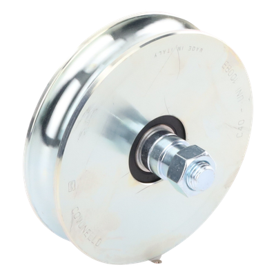 Rueda de 14 cm SIN Soporte / Soporta hasta 550 kg / Canal Tipo "U" - Imagen 5