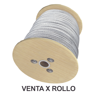 Cable Retenida de 3/8", Resistencia 4900 Kg, 7 Hilos (Carrete de 2000 metros).