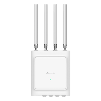 Access Point Wi-Fi 6 Exterior AX3600 / 3.6 Gbps Velocidad Total / 4x4 MU-MIMO / IP68 / Protección Rayos 6 kV / Gestión Cloud Omada / -40°C a +70°C / Alta Densidad de Usuarios