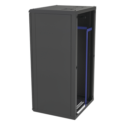 Gabinete para Montaje en Pared, Puerta de Cristal Templado, Cuerpo Fijo con Rack 19" de 24 Unidades - Imagen 7