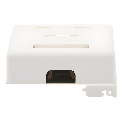Caja de Pared con 2 Puertos, Incluye 2 Jacks UTP Cat5e Keystone - Imagen 5