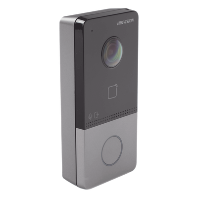 Videoportero IP 2 Megapixel / PoE Estandar / IP65 / Apertura desde Hik-connect / Soporta 1 Departamento y Hasta 6 Monitores / Soporta Tarjetas Mifare / 1 Salida Relay - Imagen 3