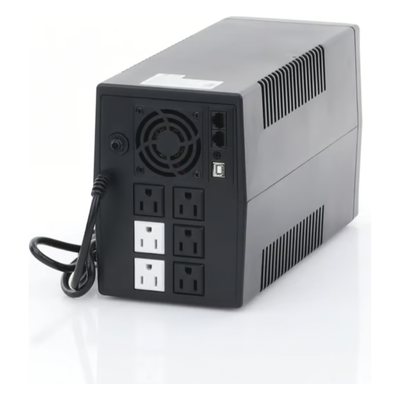 UPS de 1500VA/900W / Topología Línea Interactiva / Entrada y Salida 120 Vca/ Clavija NEMA 5-15P / 6 Tomas NEMA 5-15R - Imagen 4