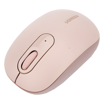Mouse Inalámbrico 2.4G 800/1200/1600/2400 DPI | Función de 3 botones | Alcance 10m | Silencioso | Ergonómico | Anti-caída y Anti-interferencias | Batería Alcalina AA incluida | Color Dusty Pink. - Imagen 5