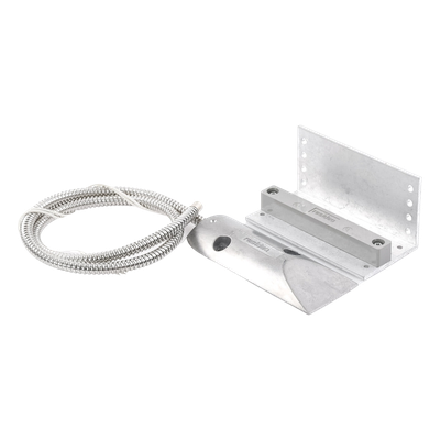 Contacto magnético de uso rudo con soporte ajustable en L y cable blindado, para puertas industriales y de cortina - Imagen 3