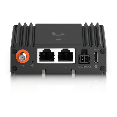 Router UniFi Ultra LTE con WiFi 4 / ranura para 1 tarjeta SIM / 2 Puertos RJ45 10/100Mbps / Alimentación por USB Type-C y ATX DC / Bandas LTE B2, B4, B5 / - Imagen 5