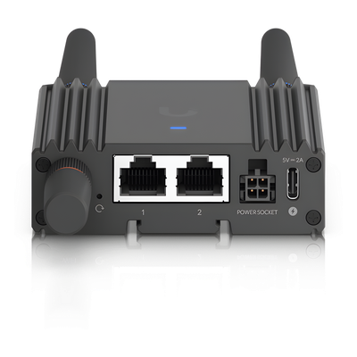 Router UniFi Ultra LTE con WiFi 4 / ranura para 1 tarjeta SIM / 2 Puertos RJ45 10/100Mbps / Alimentación por USB Type-C y ATX DC / Bandas LTE B2, B4, B5 / - Imagen 4