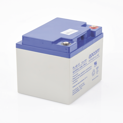 Batería 12 Vcc / 40 Ah / UL / Tecnología AGM-VRLA / Para uso en equipo electrónico Alarmas de intrusión / Incendio/ Control de acceso / Video Vigilancia / Terminales tipo M6 ( HEX ) / Cargador recomendado CHR-250. - Imagen 4