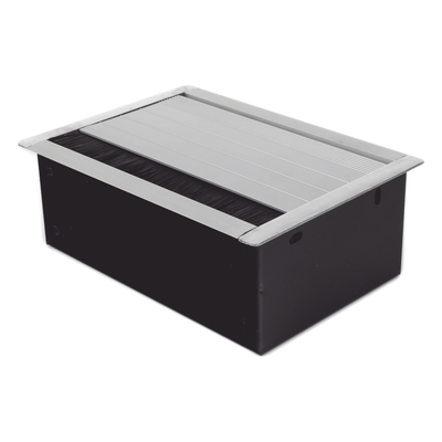 Caja Universal Vacía de 2 Módulos para Instalación en Escritorio (Voz, Datos, Video, Contactos Eléctricos), (No Incluye Accesorios) - Imagen 4