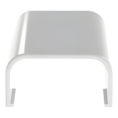 Tapa Final, para uso con canaleta LD5, material ABS, Color Blanco - Imagen 3