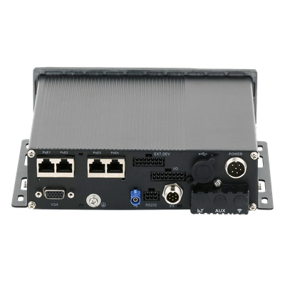 NVR Móvil Vehicular de 8 Canales / 4 PoE + 4 vía Switch / 2 Megapixel / H.265 / GPS + Sensor G / 2 Bahías HDD / RJ45 / Aluminio Industrial - Imagen 5