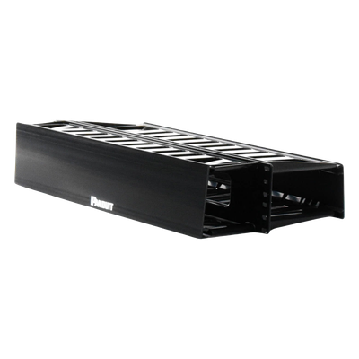 Organizador de Cables Horizontal PatchLink, Doble (Frontal y Posterior), Para Rack de 19in, 2UR - Imagen 4