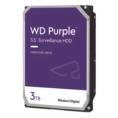 Disco Duro PURPLE de 3TB / 3 AÑOS DE GARANTÍA / Para Videovigilancia