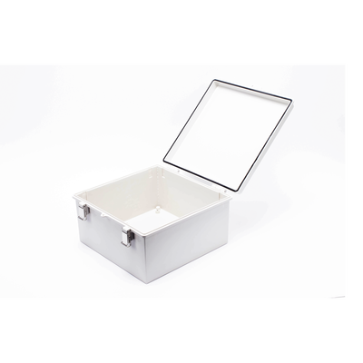 Gabinete de Plástico ABS, Uso en Intemperie ip66 (300 x 300 x 180 mm) Cierre por Broche Inoxidable y Permite Cerrado con Candado y Llave (Perno 5mm) No Incluido - Imagen 7