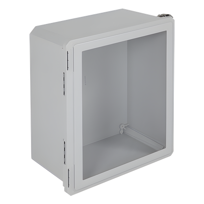 Gabinete de Fibra de Vidrio, IP66 para Uso en Interior o Exterior y Puerta Transparente Removible