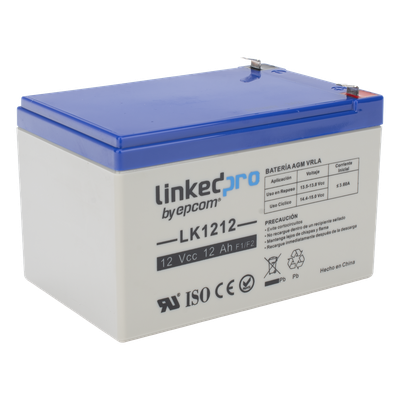 Batería de respaldo 12 V | 12 Ah | AGM | Especial para Seguridad Electrónica | UPS | Sistemas de Emergencia | Vida útil 5 años | Terminales F1 + Adaptador F2 - Imagen 4
