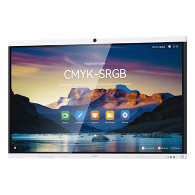 HUAWEI IdeaHub B3, Pantalla interactiva para Colaboración Inteligente, 65", 4K UHD, Harmony, Wi-Fi 6, Seguimiento de Voz, BYOM, Administración desde la Nube Gratis, blanco Jade