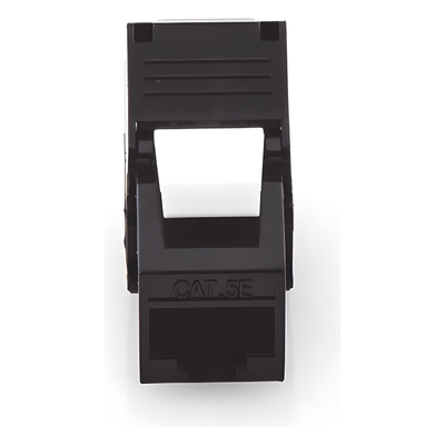Módulo Jack Keystone Cat5e (Toolless), con Terminación en Ángulo 180 - Color Negro, Compatible con Faceplate y Patchpanel Linkedpro - Imagen 6