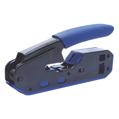 Pinza SLIM para Corte y Terminado de Plugs RJ45/RJ11, Acero al Carbón y Mango Ergonómico. - Imagen 4