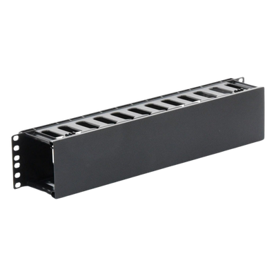 Organizador de Cables Horizontal de 2U para Rack de 19", Fabricado en Polímero Resistente a Deformaciones y Rayones - Imagen 5