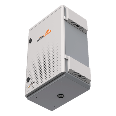 Gabinete de Acero Ventilado para Exterior 380 x 660 x 240 mm con Rieles DIN y 4 Placas Laterales para Montaje de Equipos por Fuera - Imagen 5