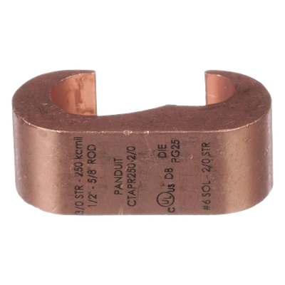 Conector de compresión a tierra de cobre Panduit CTAPR2/0-2-L, 1Pz - Imagen 4
