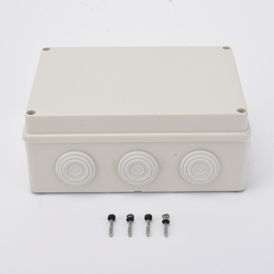 Caja Derivación-Conexión de Plástico (140 X 190 X 76 mm) con 10 Glándulas de Goma. Para Instalaciones Comerciales, Residenciales e Industriales. Incluye Tornillería para su Tapa. Funciona También como Registro. - Imagen 5