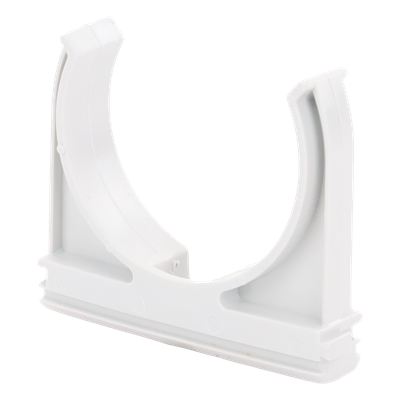 Soporte de presión (Abrazadera), PVC Auto-extinguible, abierto para tubería de 50 mm - Imagen 5