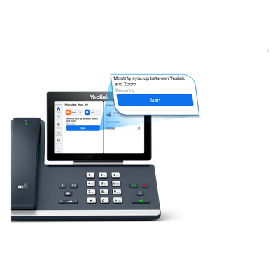 Teléfono IP MP58-WH-E2 con Integración Nativa a Zoom y Tecnología Acoustic Shield de Doble Micrófono - Imagen 3