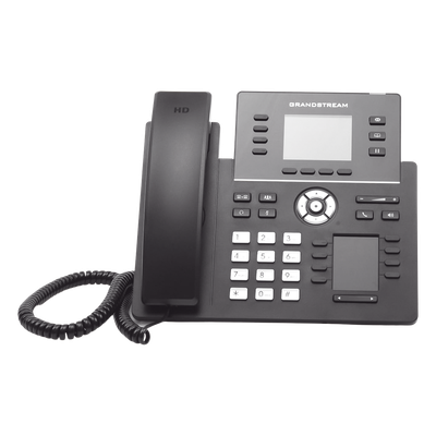 Teléfono IP Wi-Fi, Grado Operador, 4 líneas SIP con 4 cuentas, pantalla a color 2.8", puertos Gigabit, Bluetooth, PoE, codec Opus, IPV4/IPV6 con gestión en la nube GDMS