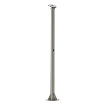 Poste para Cámara ANPR / Compatibilidad con cámara DS-TCG406-E(S),DS-TCG406-E(ER)(2812)/ Altura de 1.5 Metros /  Color Gris