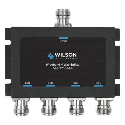Divisor de 4 salidas, 50 Ohm, 700-2700MHz conector N-Hembra