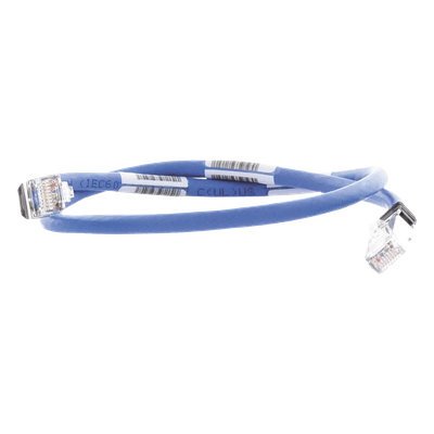 Patch Cord Cat6A, Blindado S/FTP, CM/LS0H, 0.61 Metros (2 Pies), Color Azul - Imagen 3