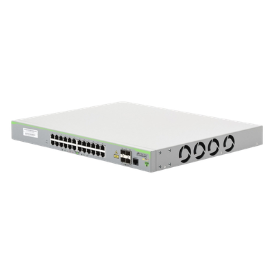 Switch PoE+ Administrable CentreCOM FS980M, Capa 3 de 24 Puertos 10/100 Mbps + 4 puertos SFP, 375 W - Imagen 3