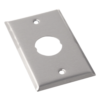 Placa de Pared IndustrialNet?, Para 1 Conector Industrial, de Acero Inoxidable - Imagen 3