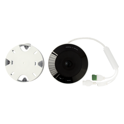 (HikFire) Mini Fisheye IP 4 Megapixel con Detector de Humo Puntual / Autónomo / Entrada y Salida de Alarma / 15 mts IR / PoE / WDR 120 dB / Alarma de 85 dB / MicroSD 128GB / Compatible con Hik-Connect - Imagen 5