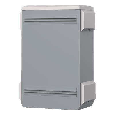 Gabinete de Acero Ventilado para Exterior 380 x 660 x 240 mm con Rieles DIN y 4 Placas Laterales para Montaje de Equipos por Fuera - Imagen 7