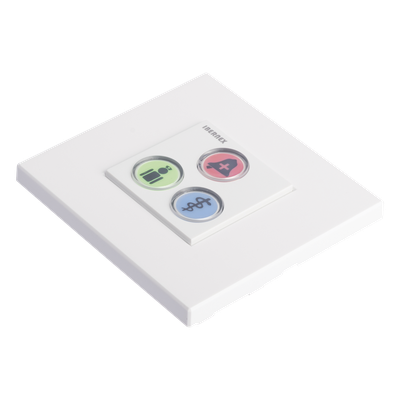 Modulo de 3 Botones iluminados con Lector RFID 125 KHz / Alarma / Cancelar y Código Azul / BUS RS485 / Compatible con NX0019/B, NX1021 y NX0015 - Imagen 4