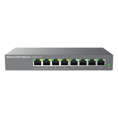 Switch de Red Administrable Capa 2 Lite / 8 Puertos Gigabit Ethernet / 4 Puertos PoE / VLAN / QoS / Snooping IGMP / Montaje en Pared y Escritorio / Compatible con GDMS - Imagen 3