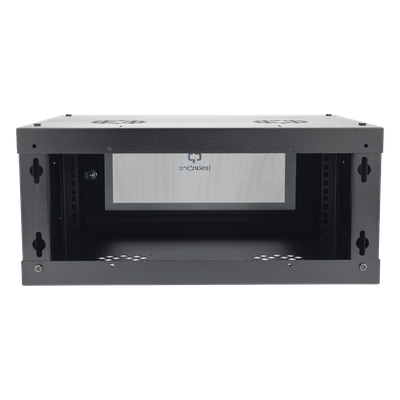 Gabinete de Pared con Puerta de Cristal Templado, 455 mm de Profundidad, 4U Rack de 19 in, Acero Reforzado - Imagen 5
