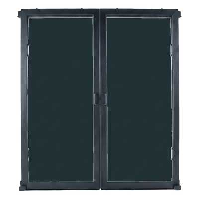 Puertas Selladas Express / Sistema de Contención ProLine / Pasillo 48-78 Pulgadas / Montaje Magnético sin Herramientas / Policarbonato y Acero / Negro RAL 9005