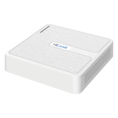 NVR 4 Megapixel (Compatibles con Cámaras AcuSense) / 4 Canales IP / 4 Puertos PoE+ / 1 Bahía de Disco Duro / Salida en Full HD