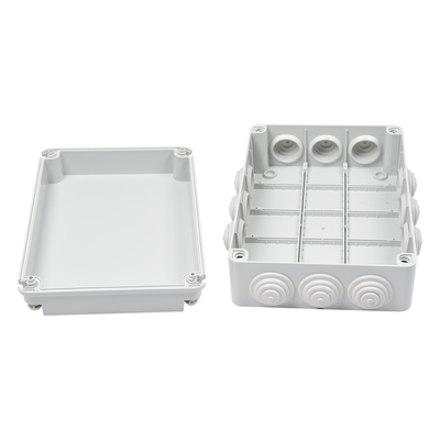 Caja Estanca de PVC Para Derivación y Conexión, 12 Entradas, Tapa Atornillada, 300x220x120 mm (Área interna), Uso Exterior IP55, Material que no Propaga el Fuego y Libre de Hálogenos - Imagen 3